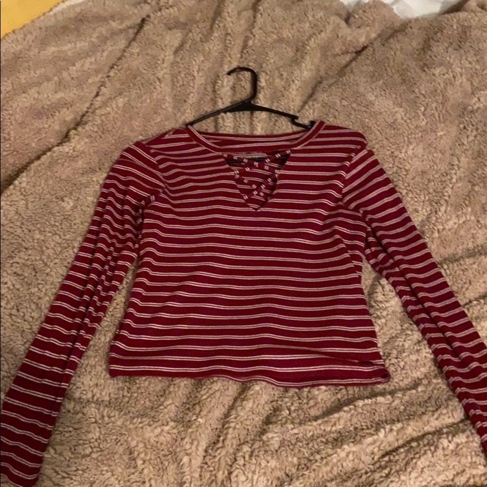 Maroon Hollister Long Sleeve